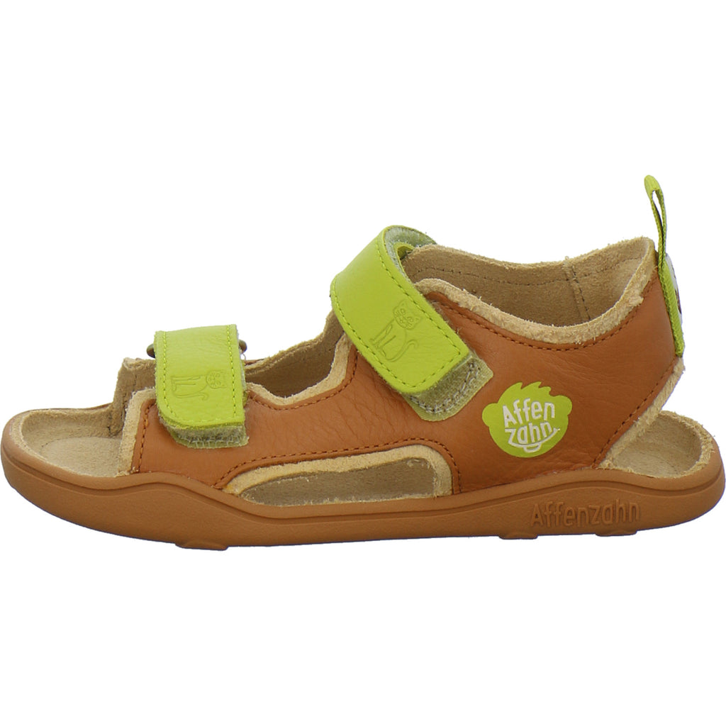 Affenzahn Sandalen Jungen Leder Airy Braun-kombi