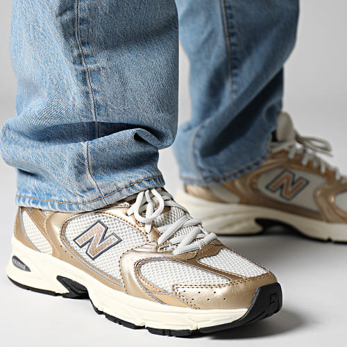 Baskets 530 MR530LG Turtledove Gold Metallic