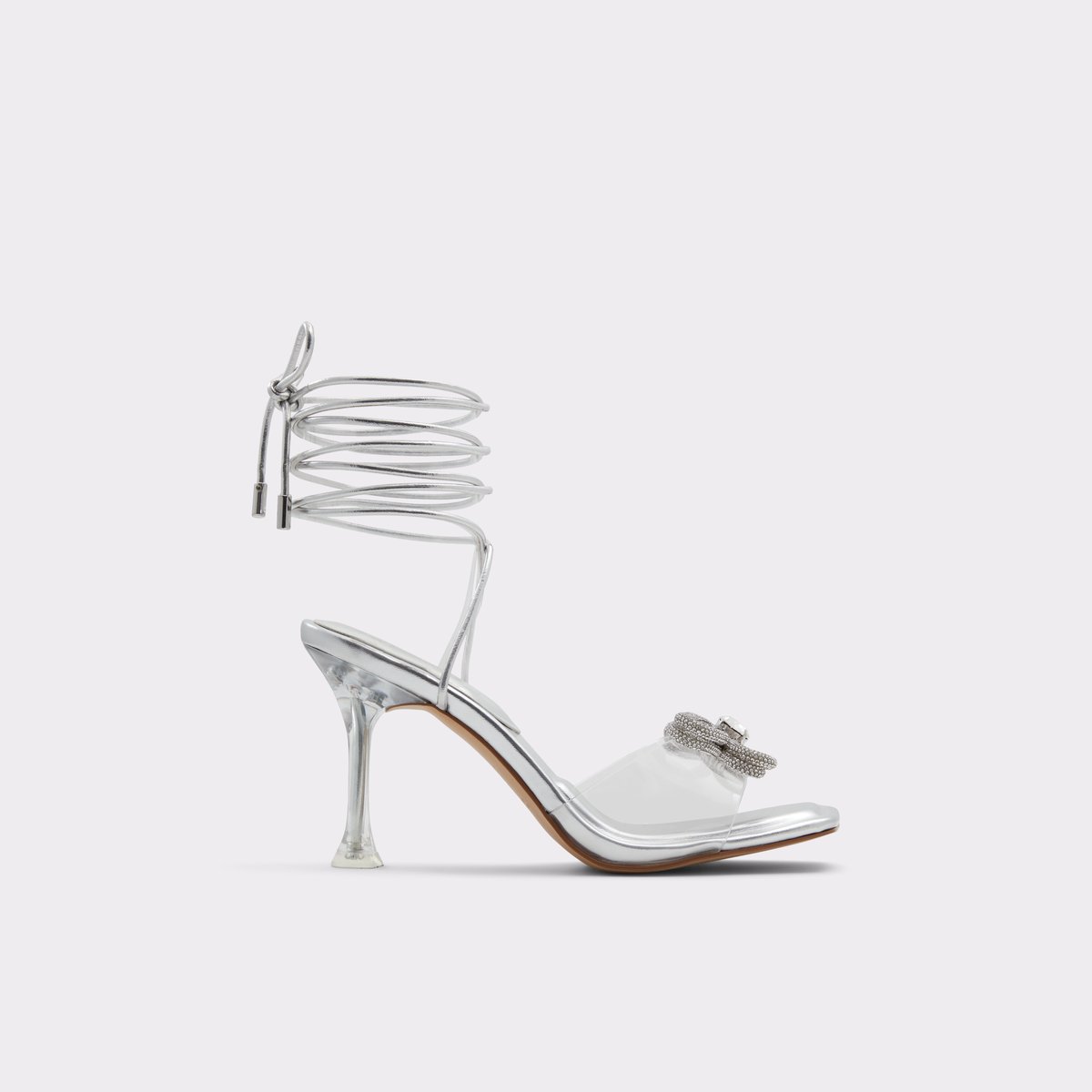 Nadeline Silver Women Strappy Sandals