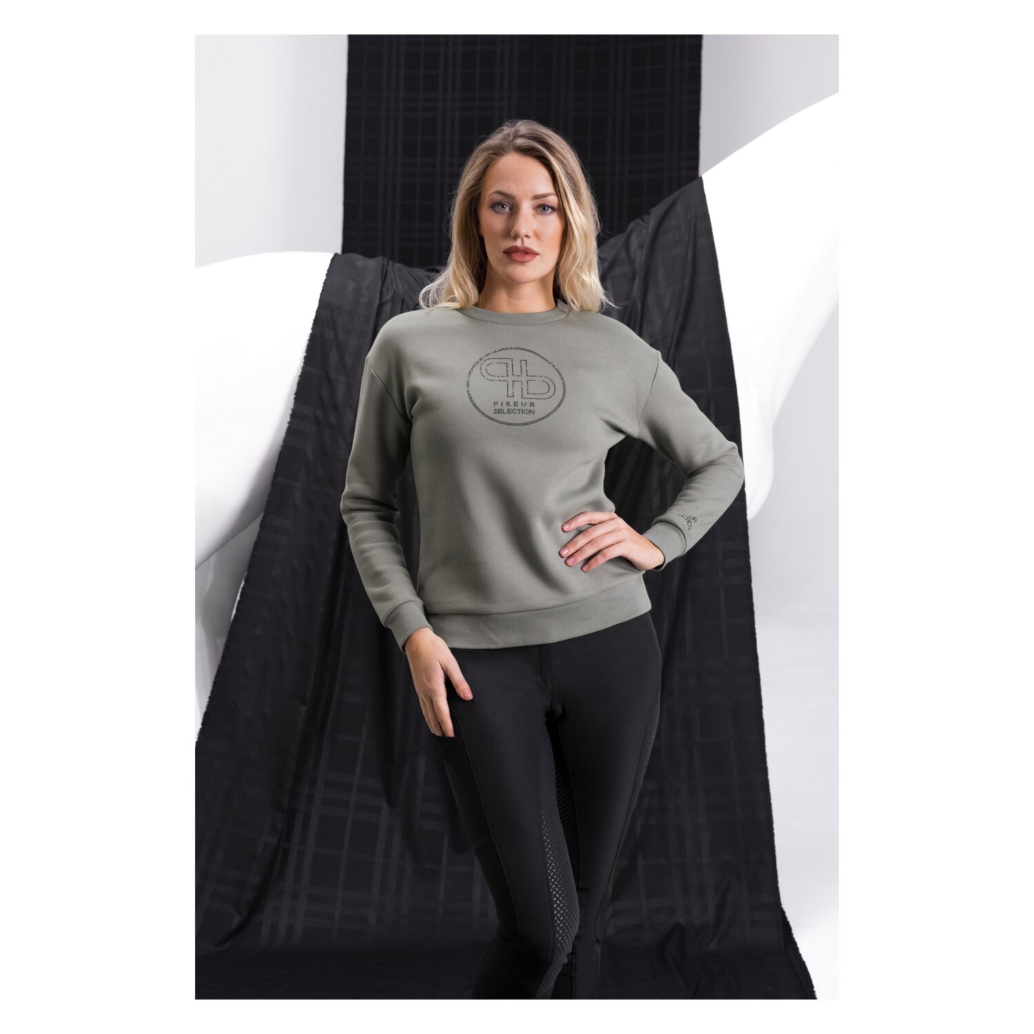 PIKEUR SELECTION Sweatshirt  - foggy green