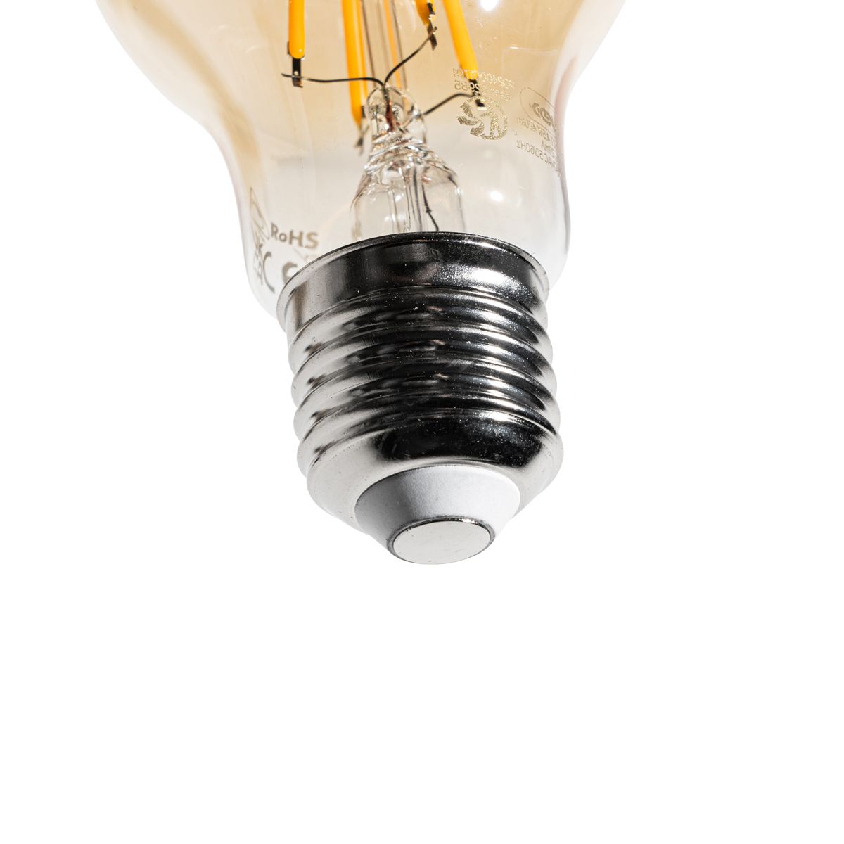 Set van 5 E27 dimbare LED lampen A60 goud 4W 420 lm 2200K