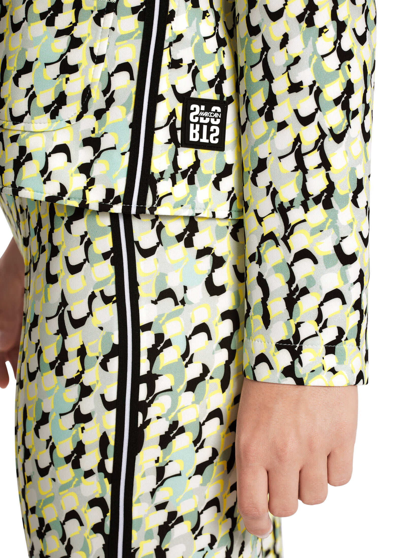 Marc Cain| Damen 70ies Blazer mit grafischem Alloverprint