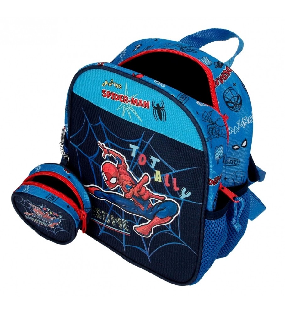 Mochila pré-escolar Joumma Bags Homem-Aranha Azul totalmente incrível