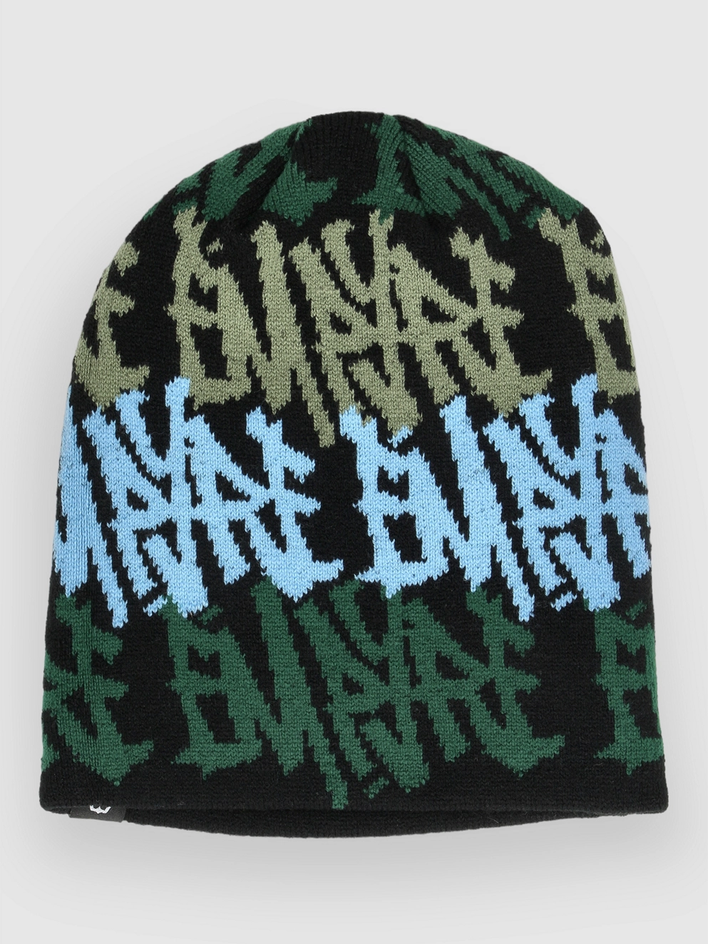 Empyre Thrown Skully Beanie black