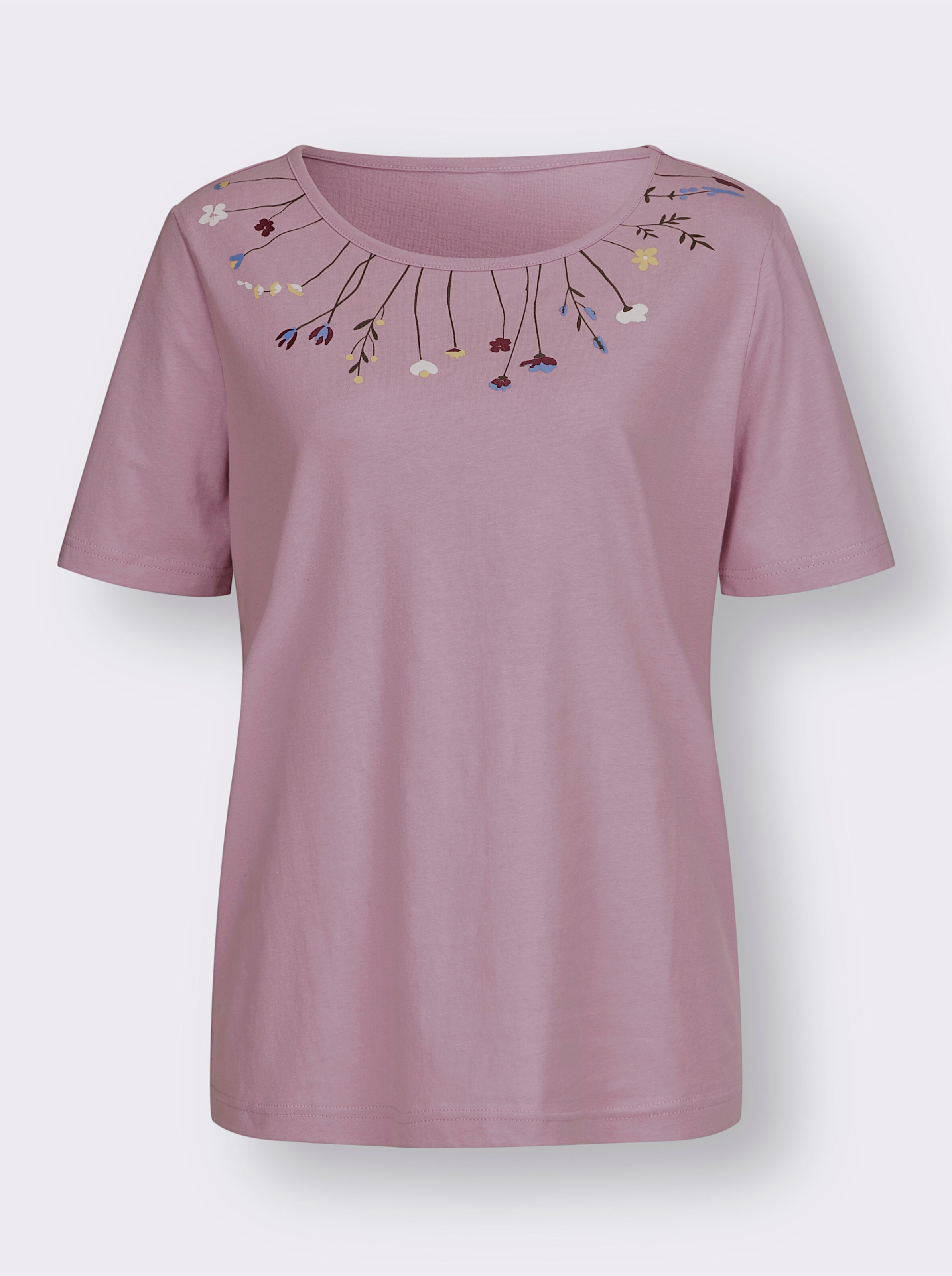 Rundhals-Shirt