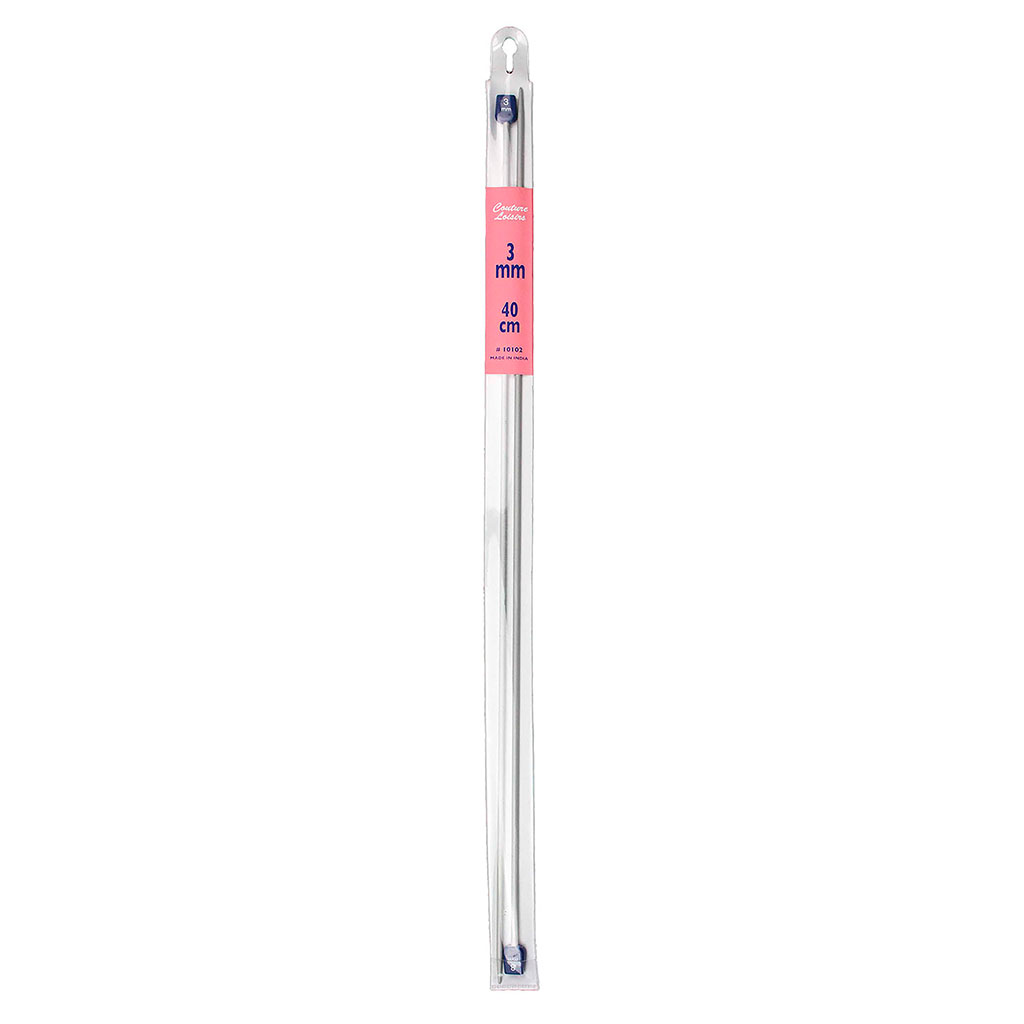 Aiguilles à tricoter N°3 40cm
