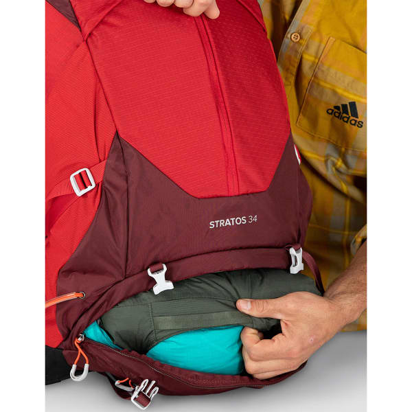 Sac à dos randonnée OSPREY STRATOS 34 POINSETTIA RED