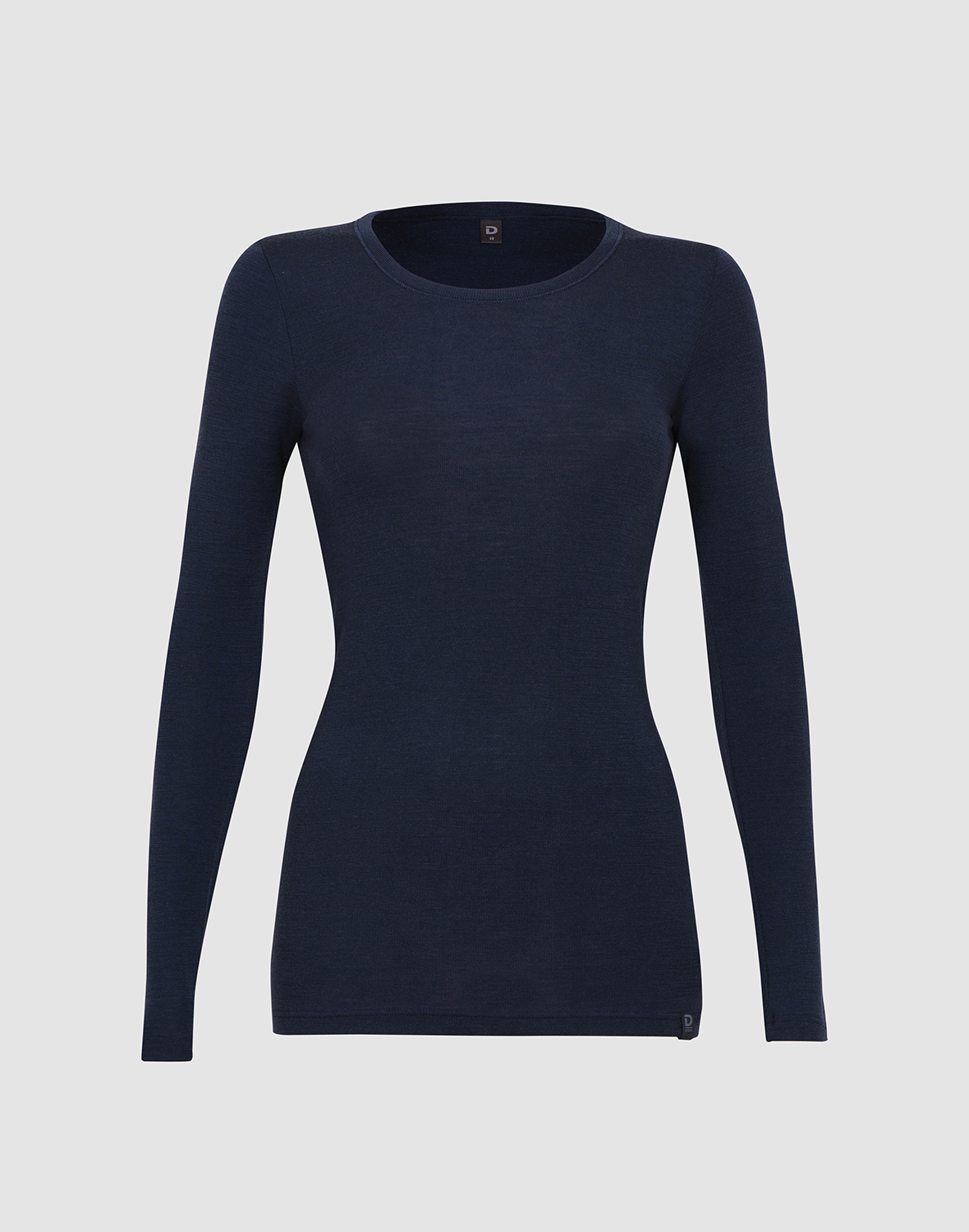 Shirt van merinowol voor dames in Blushmelange