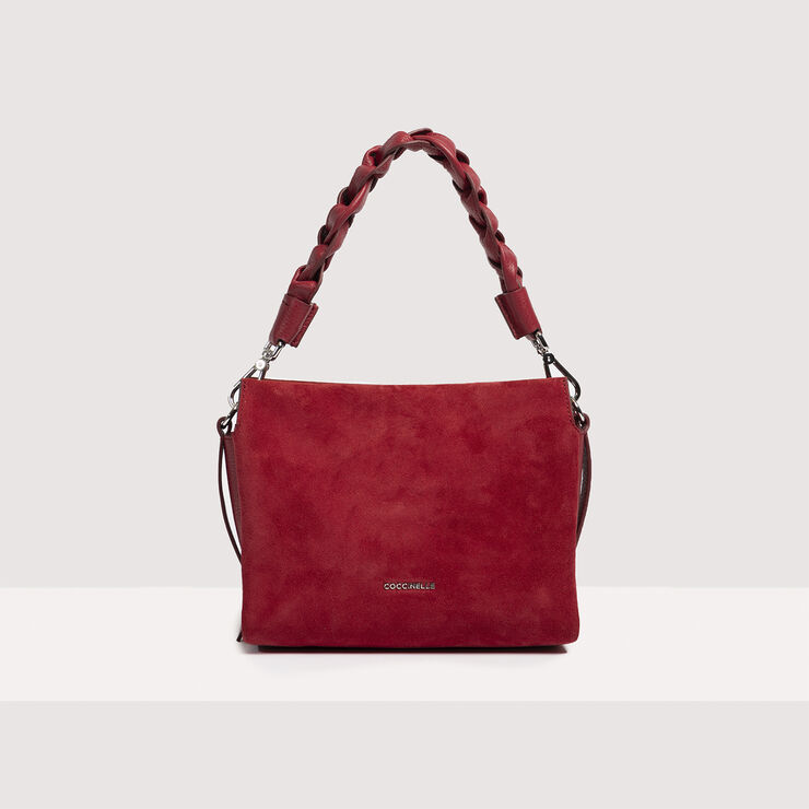 Coccinelle BOHEME SUEDE BIMATERIAL Sangria/sangria