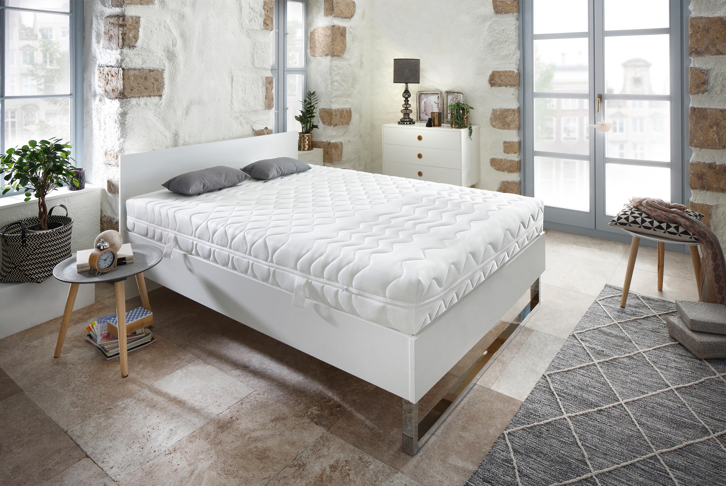 fan Komfortschaummatratze »ProVita Flex 21 S ECO, Matratze in 90x200 cm, 140x200« 21 cm hoch Raumgewicht: 30 kg/m³ 1 oder 2-tlg., 1 Stk. tlg. Matratze in 3 Härtegraden und diversen Grössen erhältlich