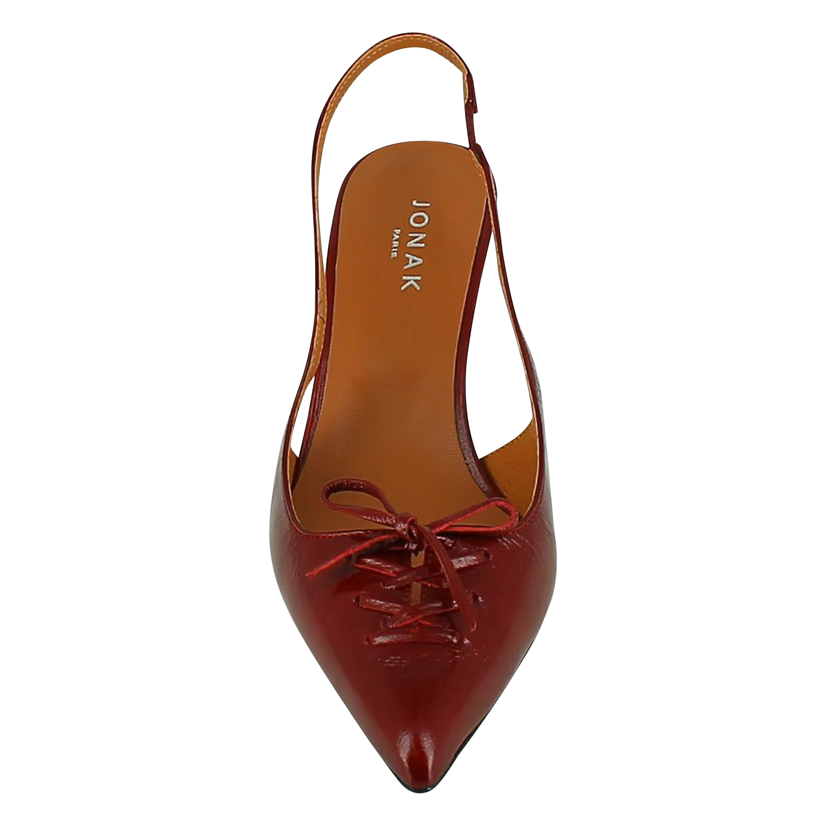 DOLENE - Escarpins en cuir | Rouge