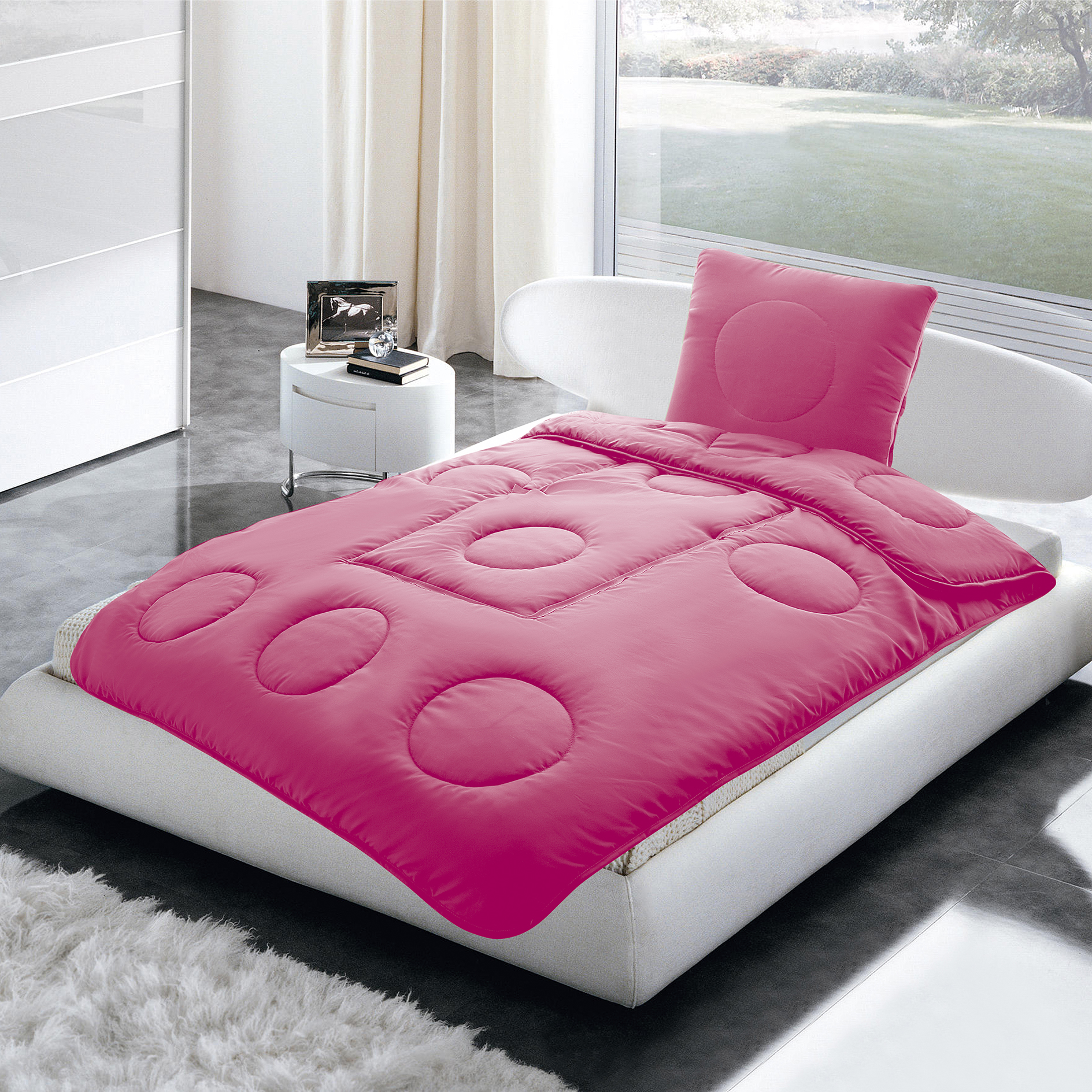 2in1 Verwandlungsdecke- pink - 135x200 cm