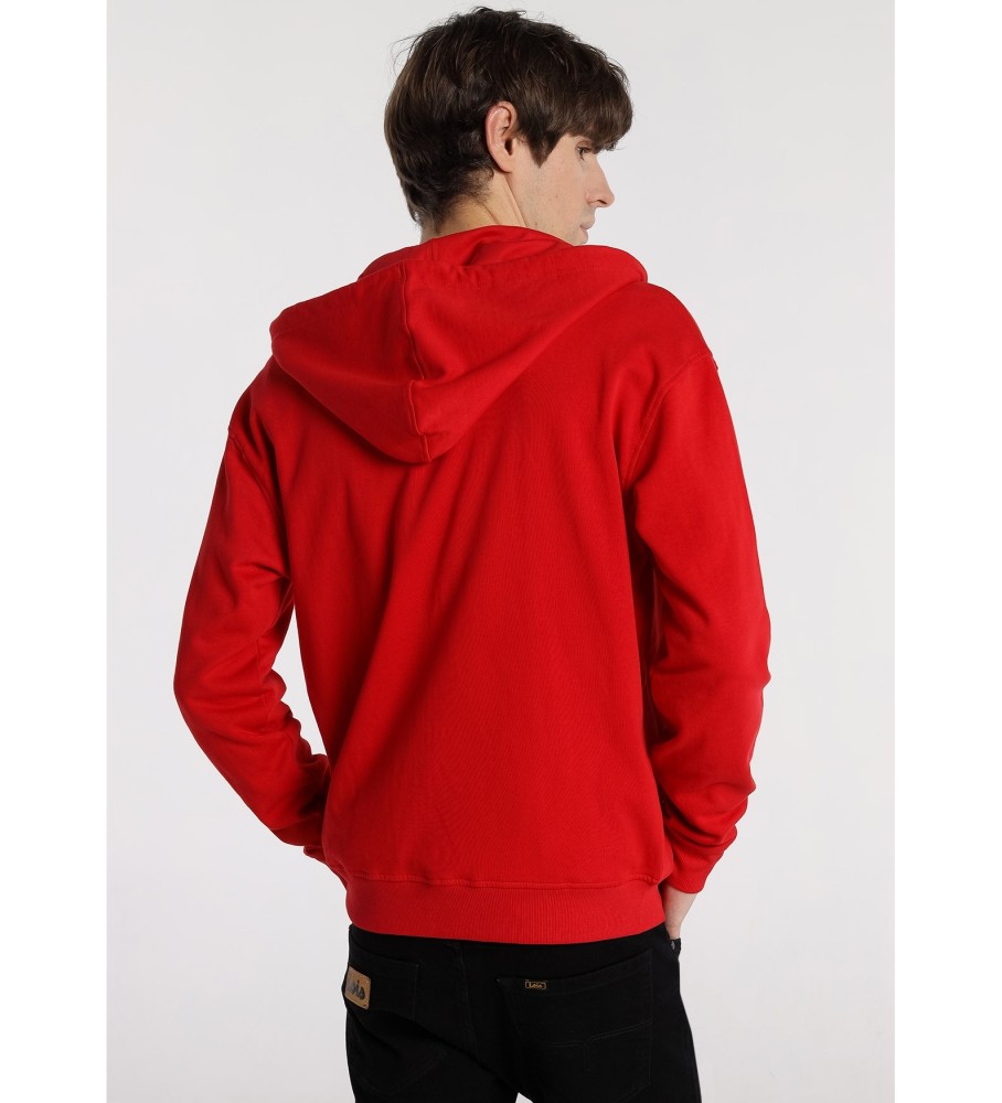 Moletom Lois com zíper 131465 Vermelho