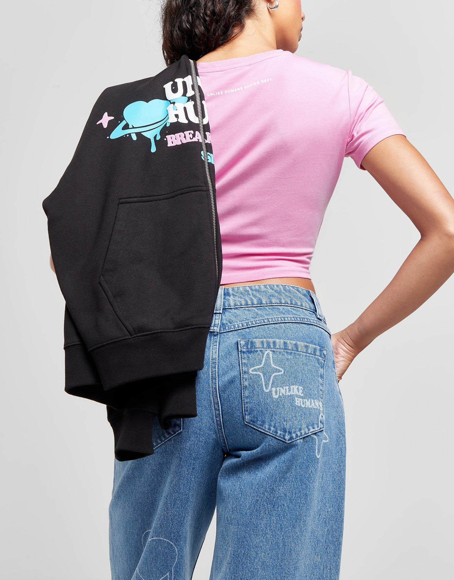 Unlike Humans Jean Drip Femme