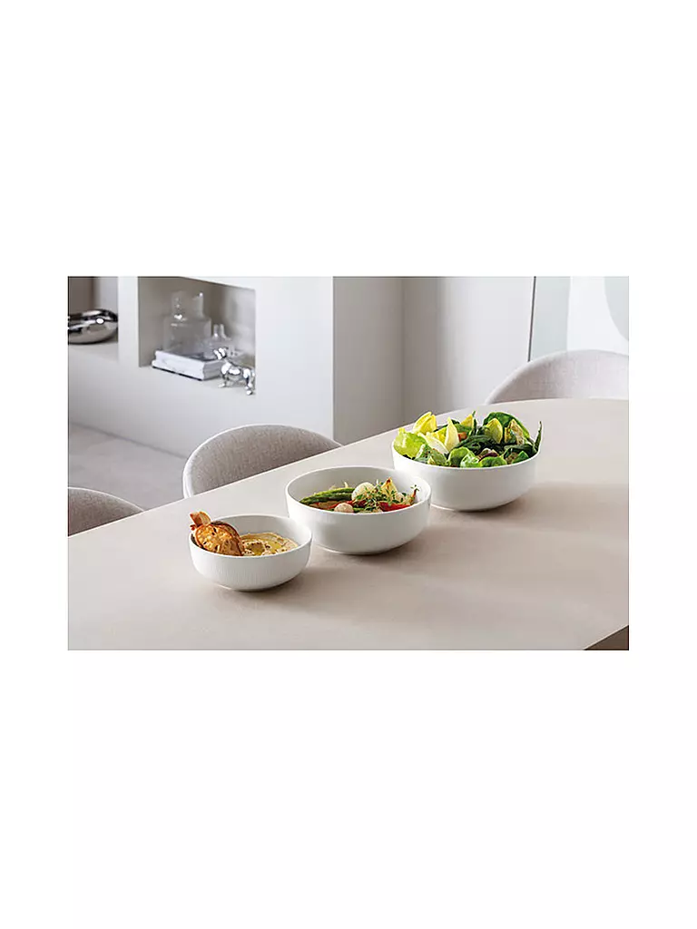 VILLEROY & BOCH Schüssel rund AFINA 24cm  weiss