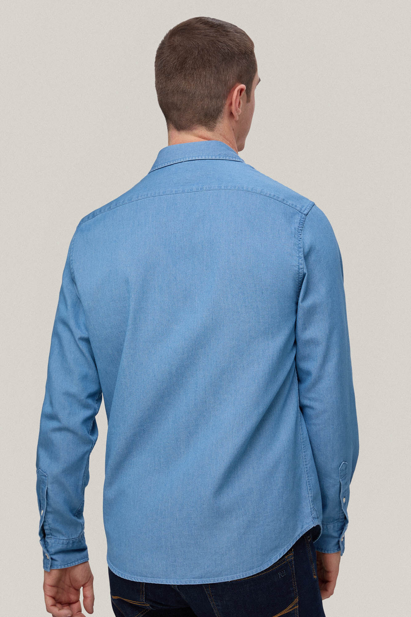 Camisa jeans - Azul
