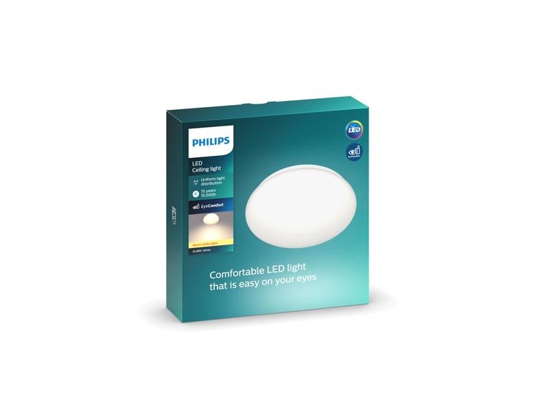 Philips Deckenleuchte Moire CL200 RD LED-Leuchte für gleichmässige Lichtverteilung