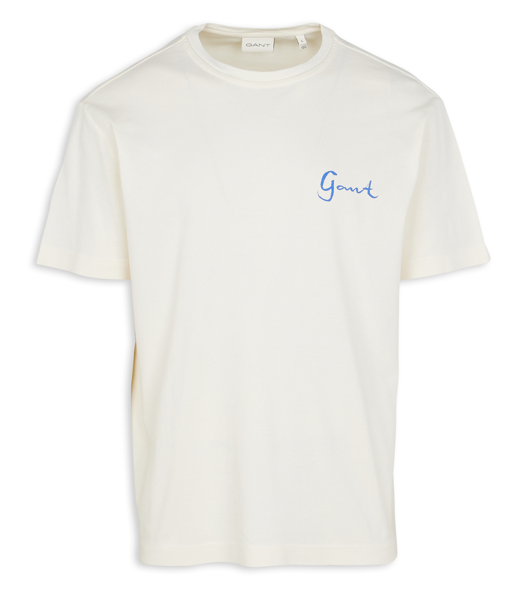 Tee-shirt oversize col rond en coton | Blanc