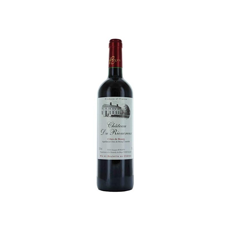 Château DU RIOUCREUX 2022 - Côtes de Bourg - par Carton de 12 bouteilles 75 cl