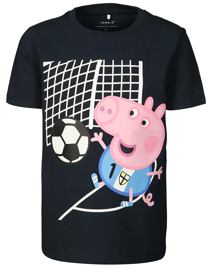 T-Shirt NMMPEPPAPIG DAXTON in navy