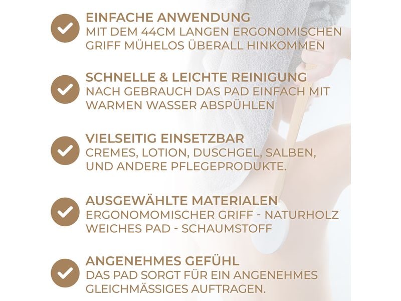 Quick Aid Rücken-Eincremehilfe 1 Stück Rücken-Eincremehilfe