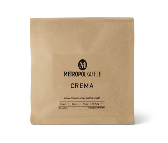 METROPOL KAFFEE – CREMA Caffè Crema – 1 kg Ganze Bohne