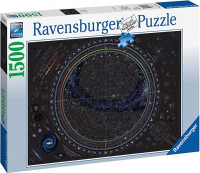 Map Of The Universe 1500 Piece Jigsaw Puzzle (Jigsaw)