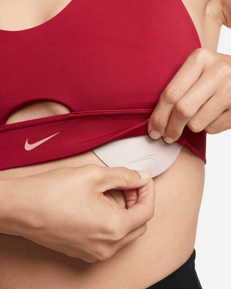 Brassière Nike Indy Rouge pour femme
