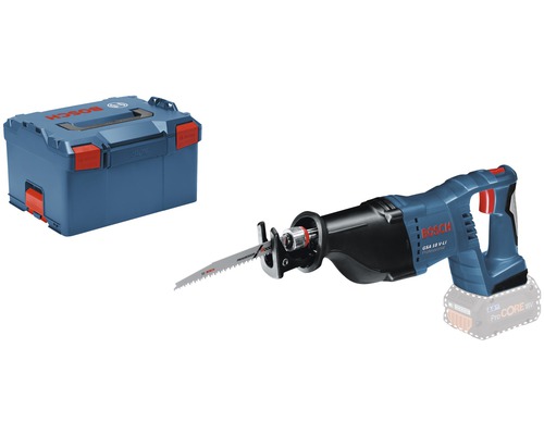 Bosch Professional GSA 18 V-LI accu-reciprozaag inclusief L-BOXX 238, 1 x S 2345 X reciprozaagblad (voorloopzaag voor hout) en 1 x S 123 XF reciprozaagblad (voorloopzaag voor metaal), zonder accu en oplader