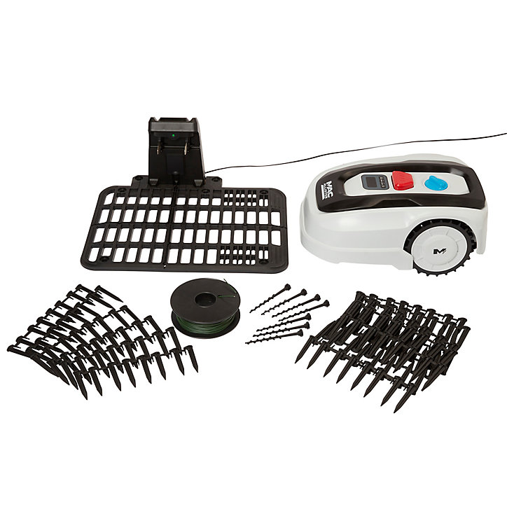 Robot tondeuse 20 V Mac Allister 250 m² 16 cm sans fil