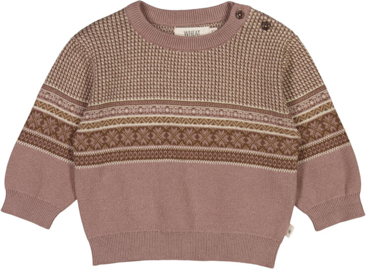 Wheat Jacquard Pullover Elias Pudder