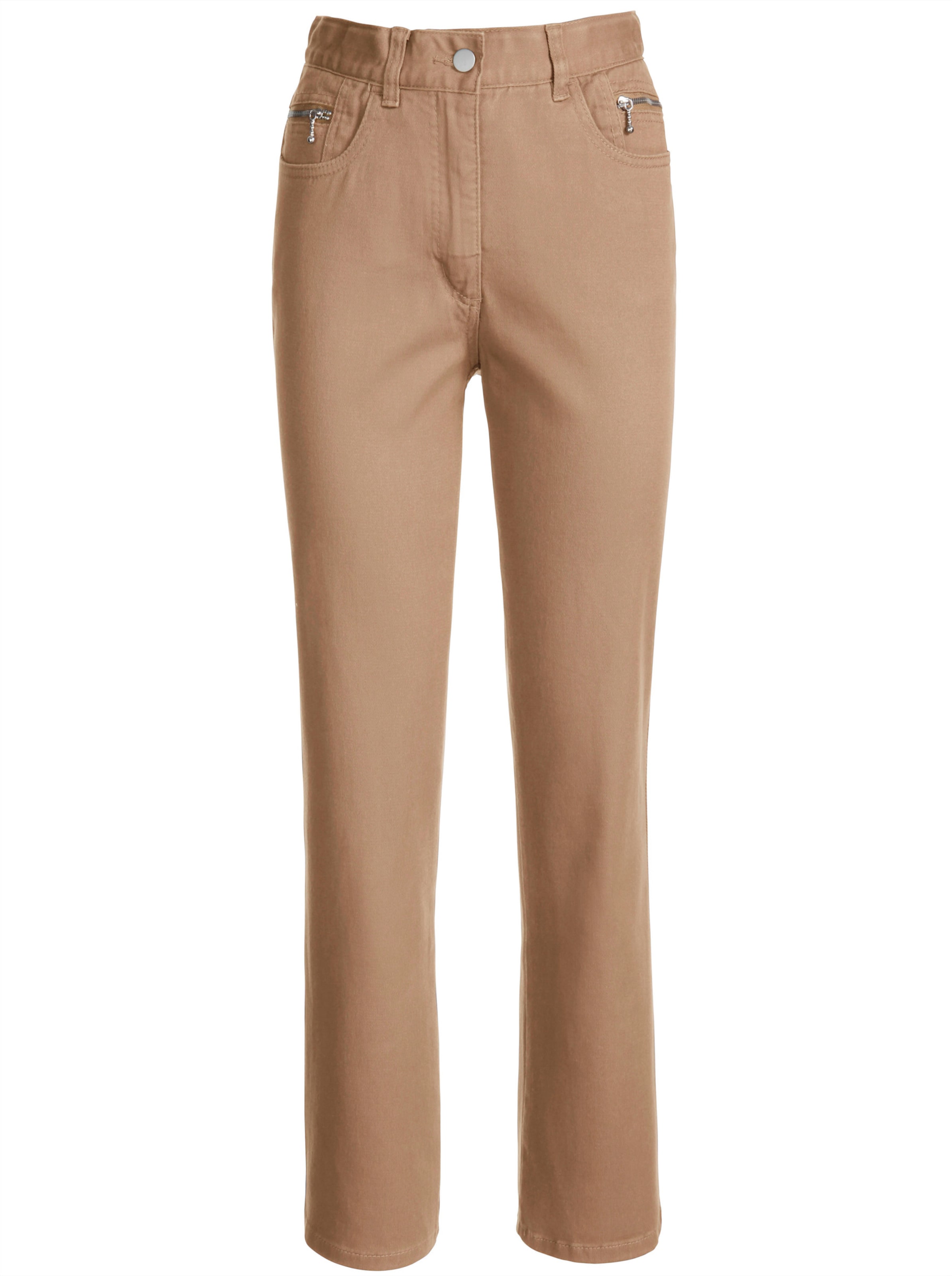 5-Pocket-Jeans in camel