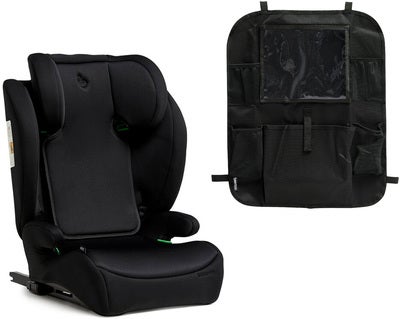 Beemoo Ride i-Size Beltestol ISOFIX inkl. Beemoo Smart Organizer, Black Stone