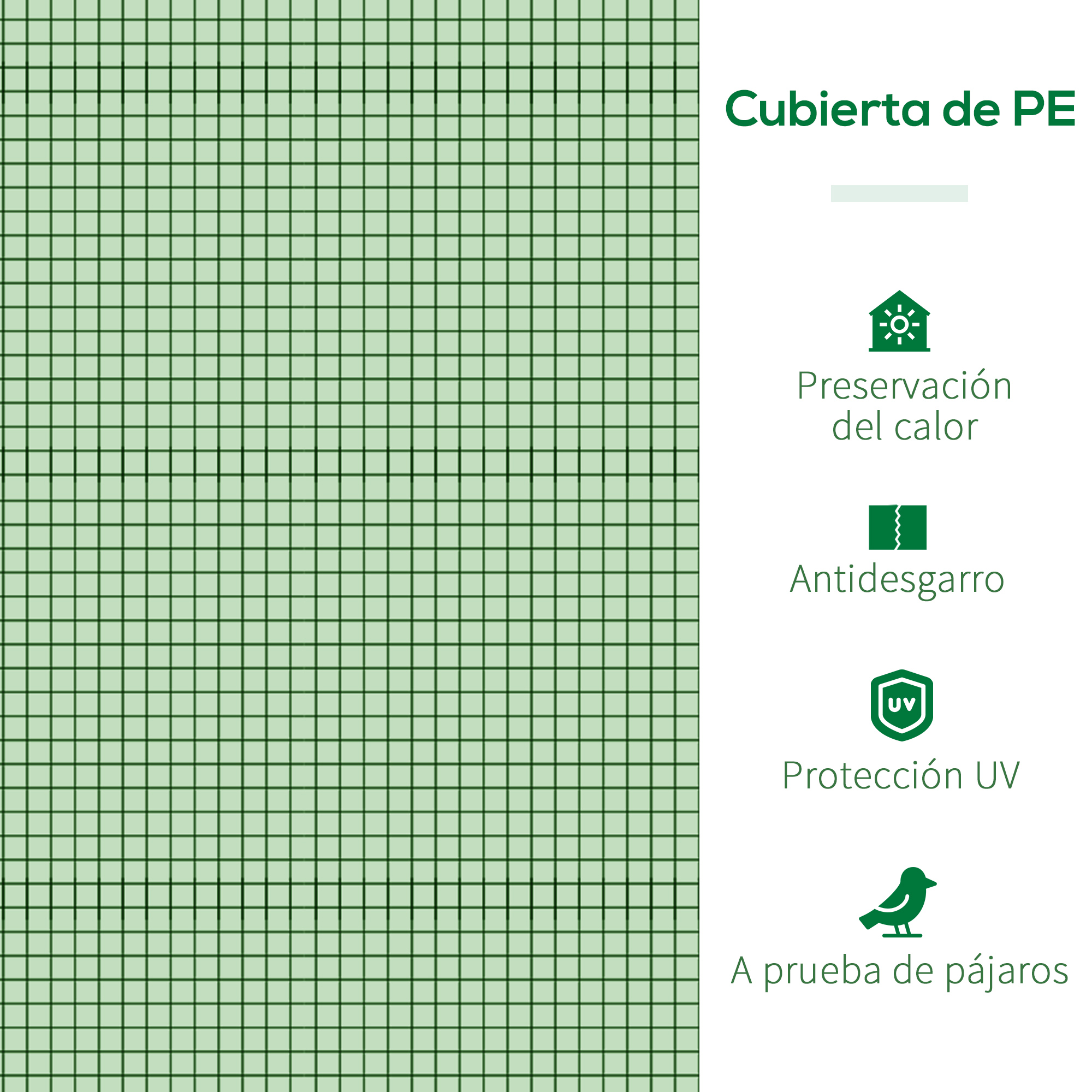 Estufa Outsunny Verde Escuro