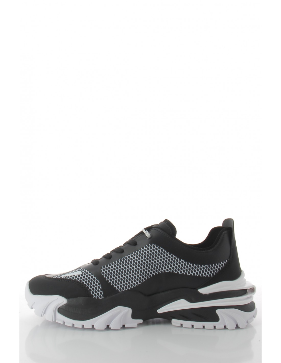 versace Baskets de ville homme new trail trek noir/blanc