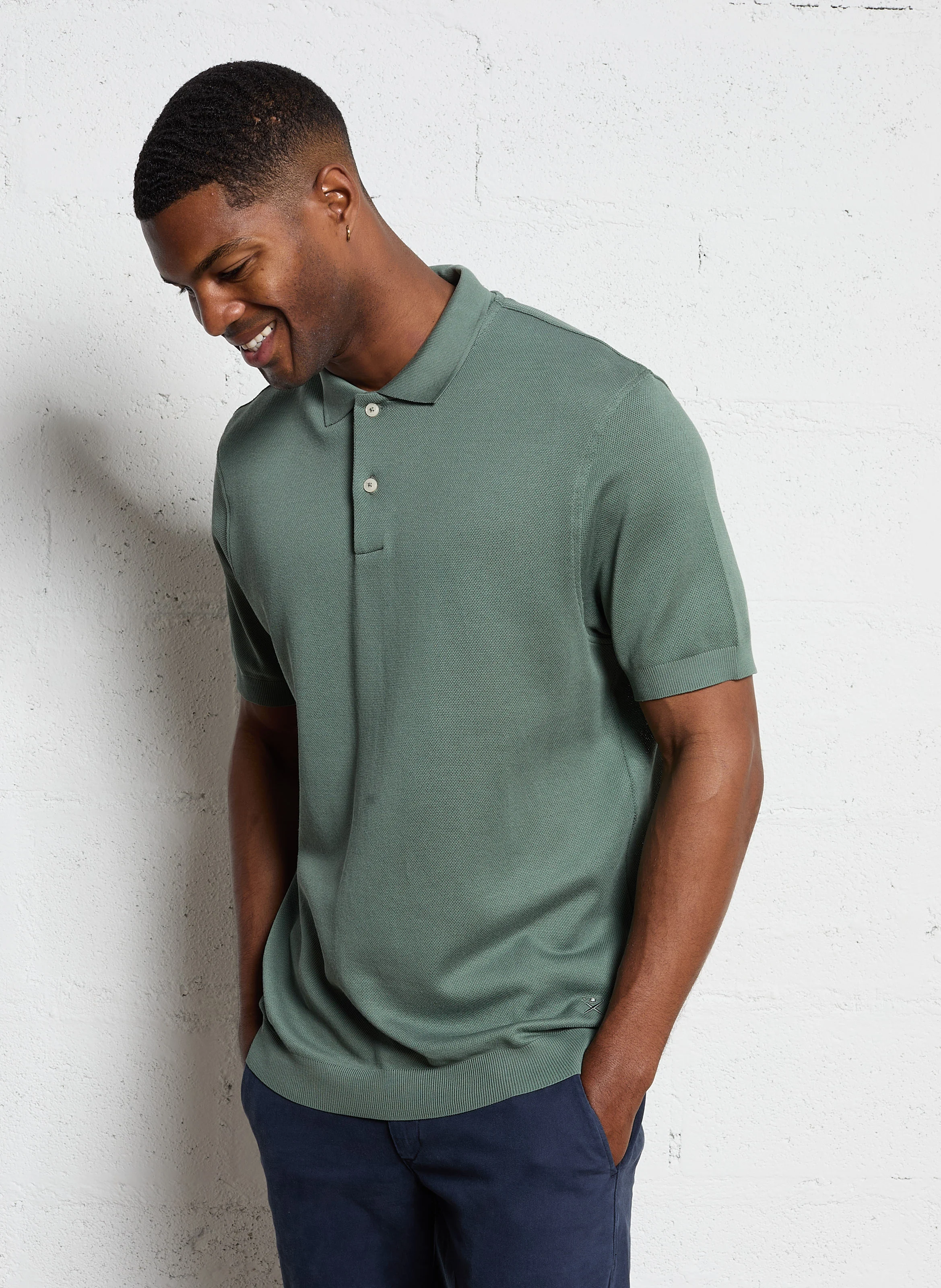 Polo en coton | Vert
