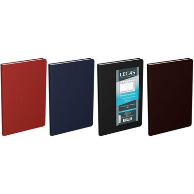 Agenda Lecas Classique - 1 semaine sur 2 pages - 10 x 15 cm - différents modèles disponibles