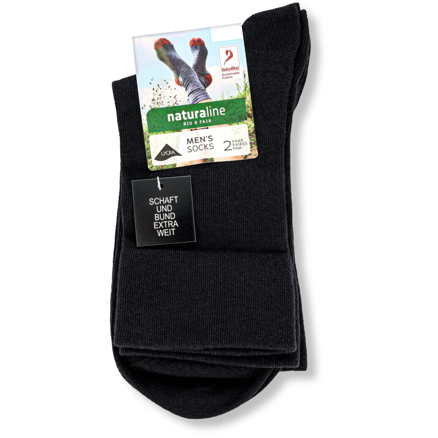 Men's socks Relax Duo schwarz