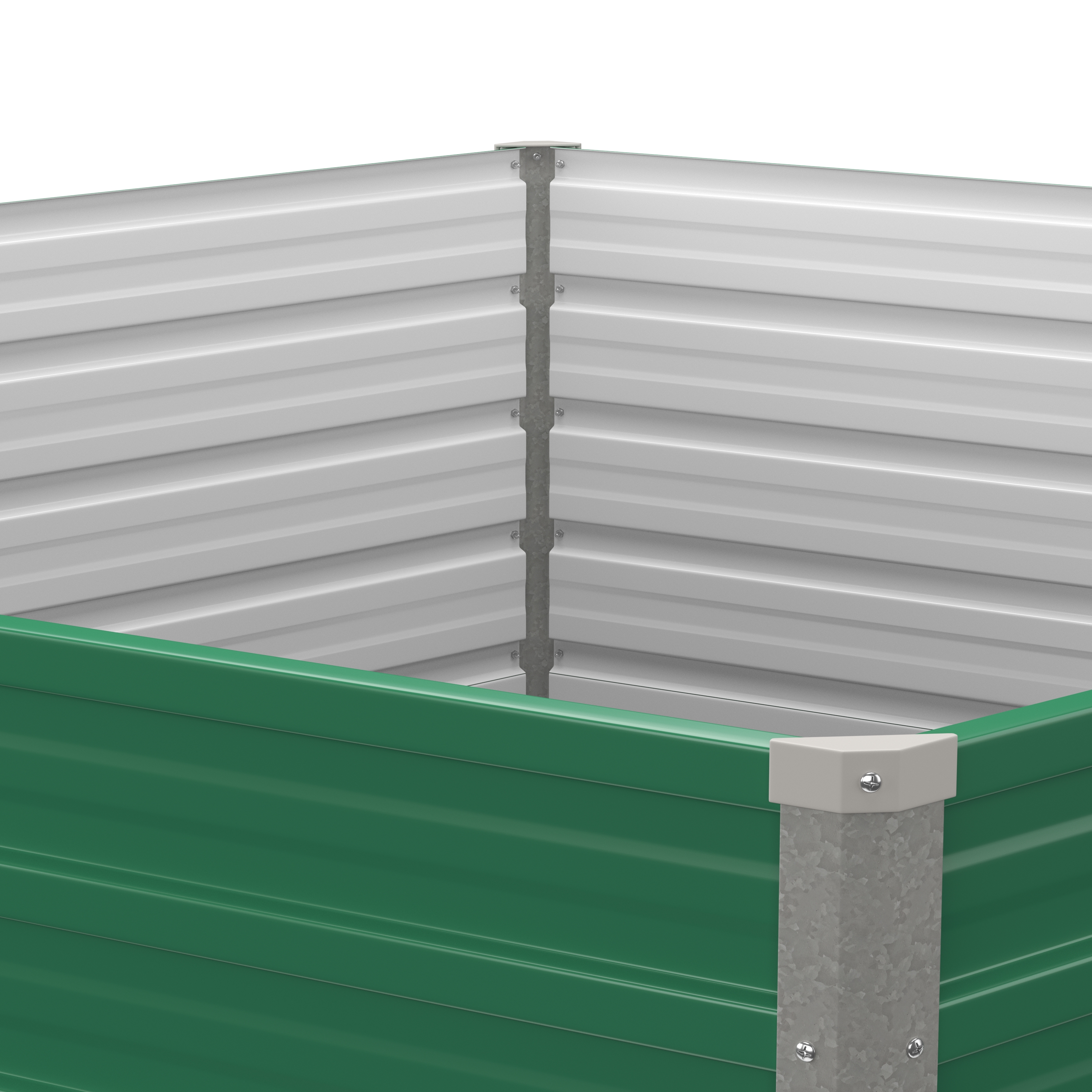 Hochbeet Stahl 129 x 77 cm 6-eckig