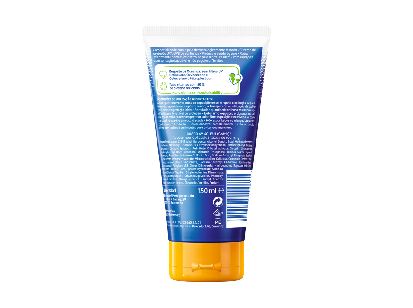 LOÇÃO NIVEA SUN P&M INVISIBLE FP50  150ML