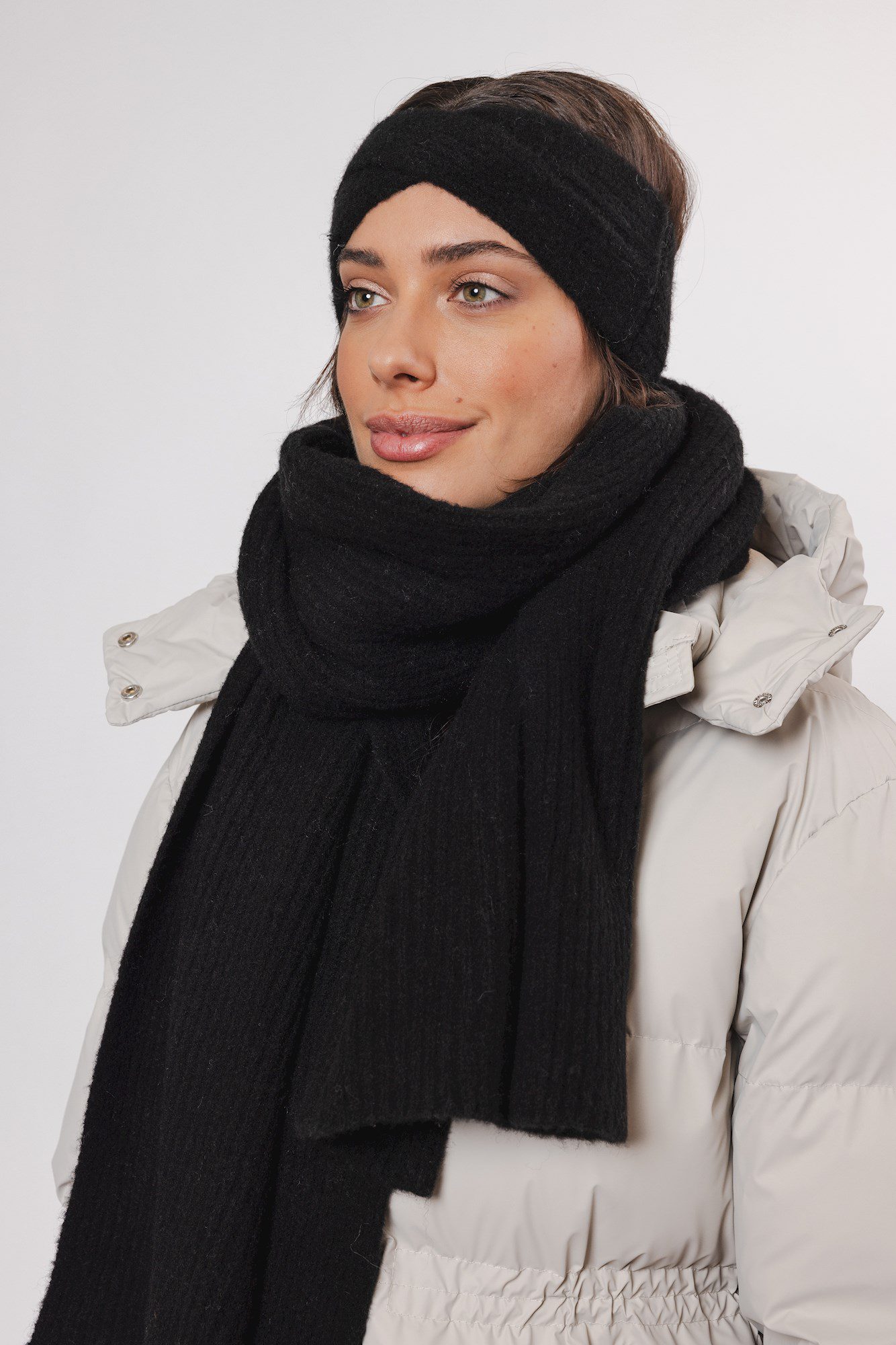 Rino & Pelle - Sora Knitted Headband - Black