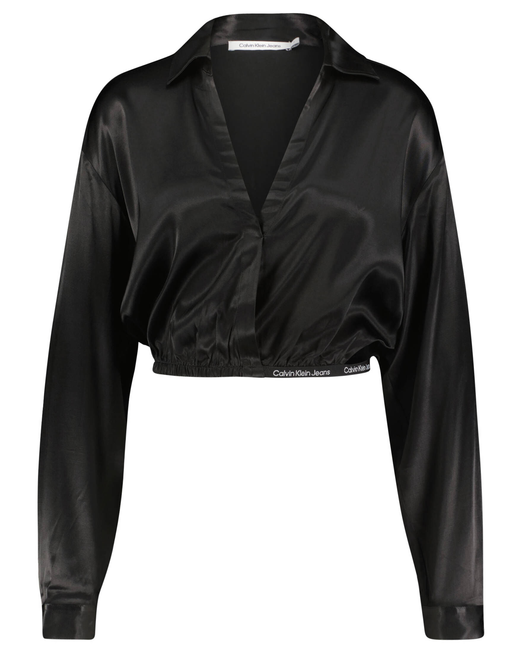 CALVIN KLEIN JEANS| Damen Blusenshirt SHINY Cropped Fit