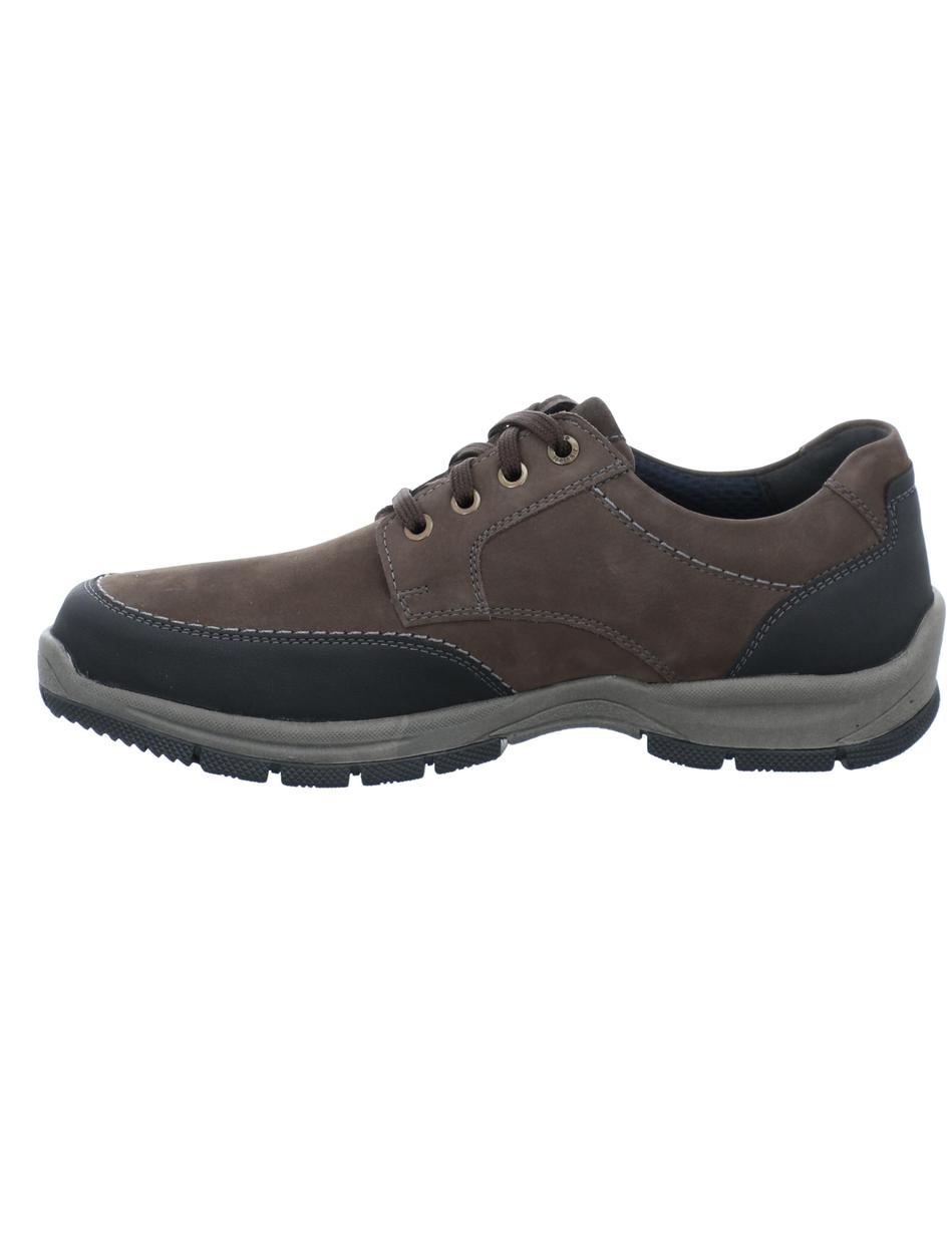 Halbschuh Lenny 02, tabak-kombi