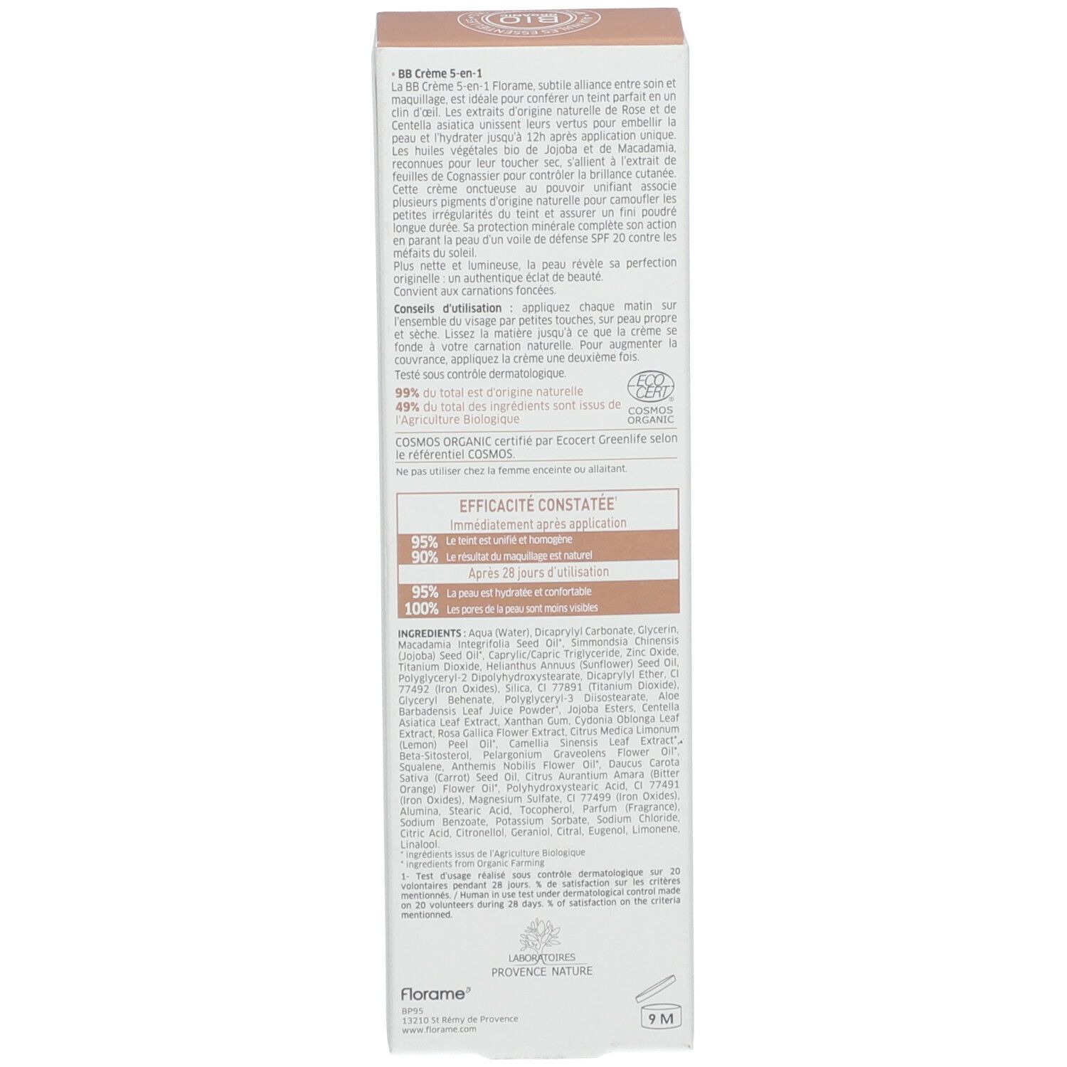 Florame BB Creme 5-in-1 Dunkel