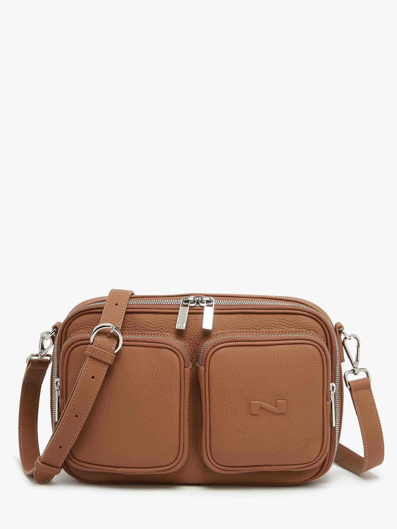 Sac bandoulire Racing cuir NATHAN BAUME