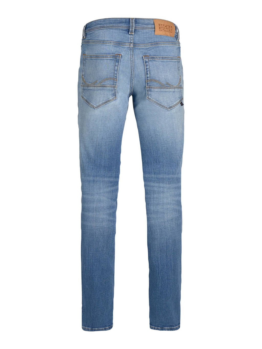 JACK & JONES low waist slim fit jeans JJIGLENN stonewashed