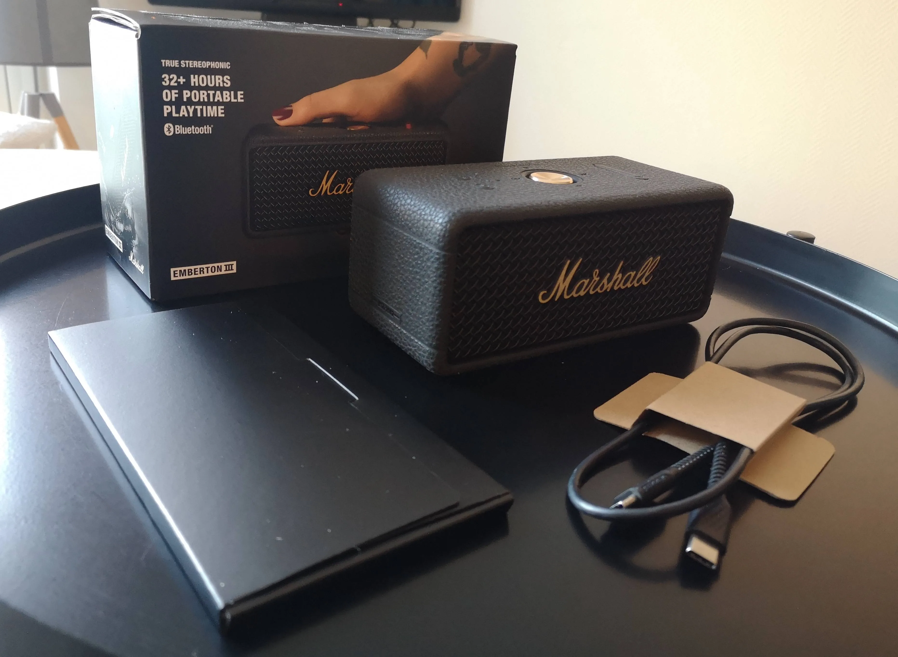 Marshall Emberton III BT Noir Enceintes Bluetooth portables