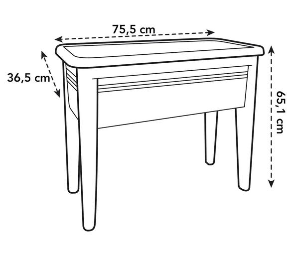 Elho Anzuchttisch XXL, ca. B76/H65/T37 cm