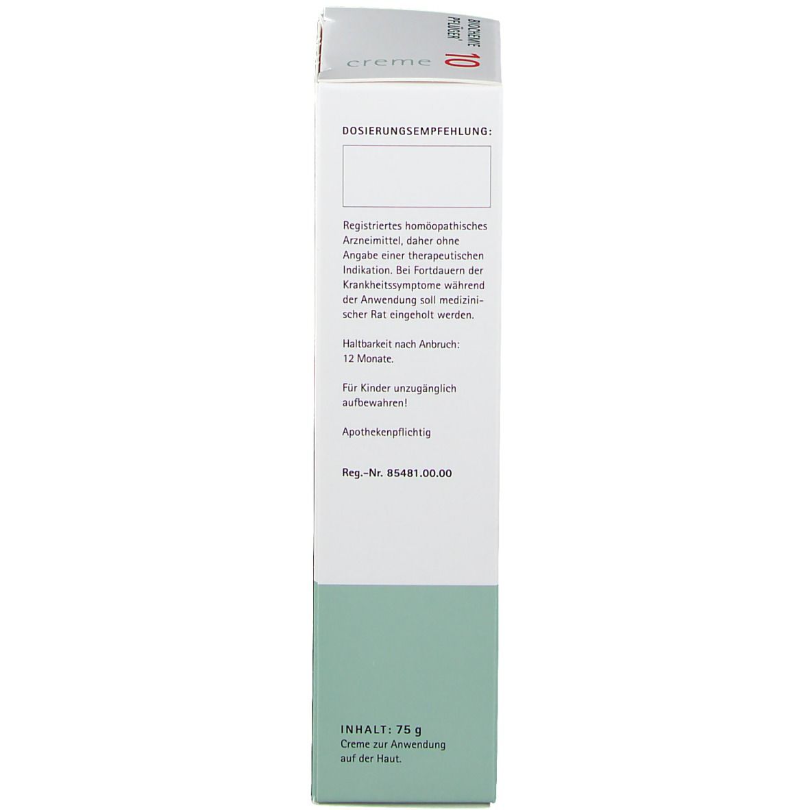 Biochemie Pflüger® Nr. 10 Natrium sulfuricum D4 Creme