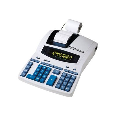 Rexel Ibico Professional 1231X - Calculatrice imprimante - LCD - 12 chiffres - alimentation batterie